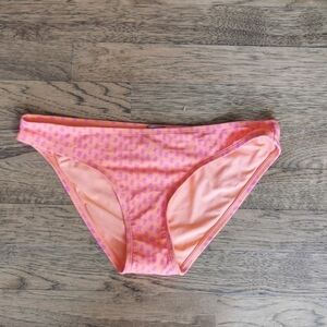 AERIE Bikini Bottom Hipster Pink Orange Small Sm New